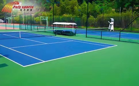 水性硅PU室外網(wǎng)球場
