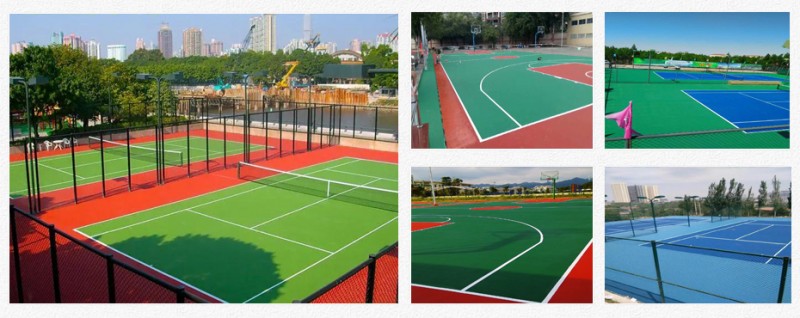 丙烯酸彈性網球場